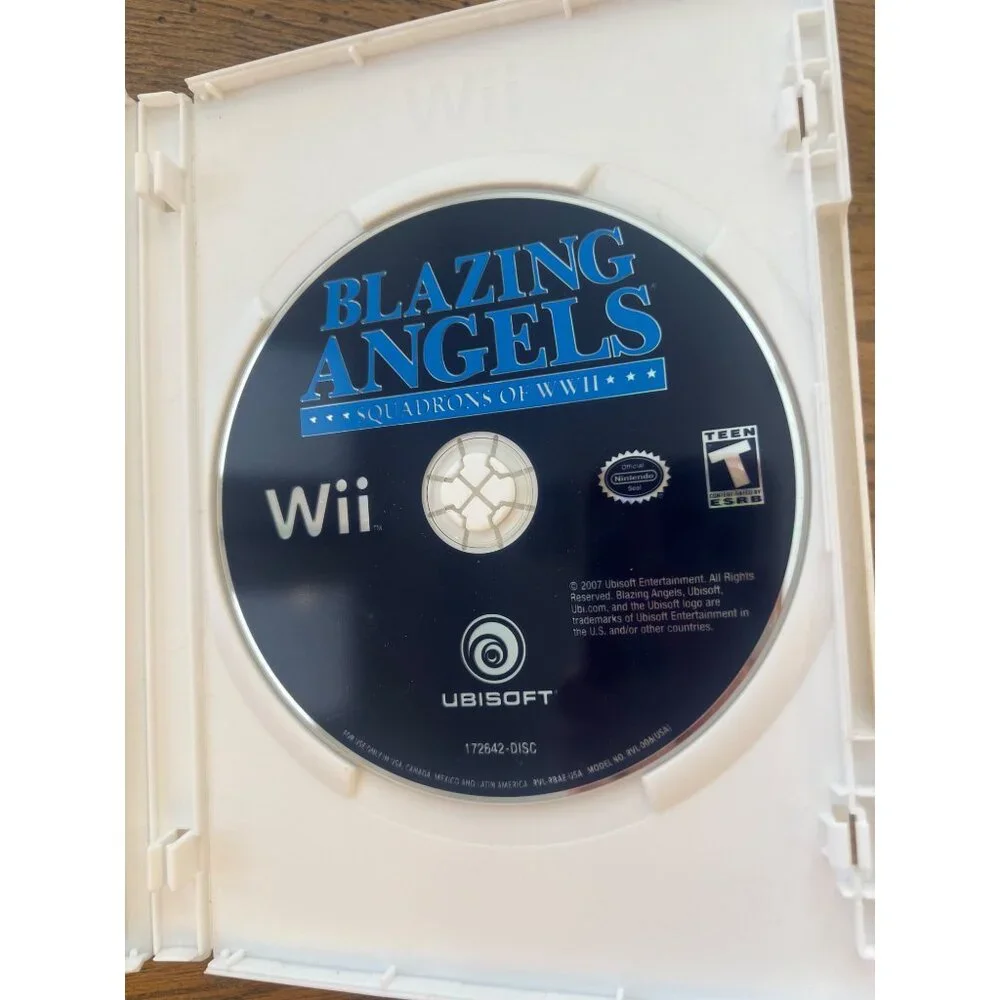 Blazing Angels: Squadrons Of WWII Nintendo Wii Game Complete With Case & Manual